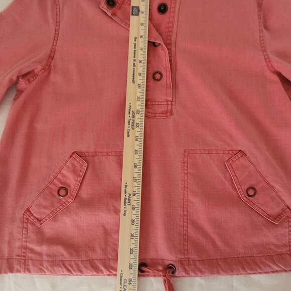 Coldwater Creek Tangerine Pullover Hoodie Shirt Size Large - Picture 9 of 12